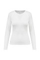 Dames Sportshirt Proact LS PA444 WHITE